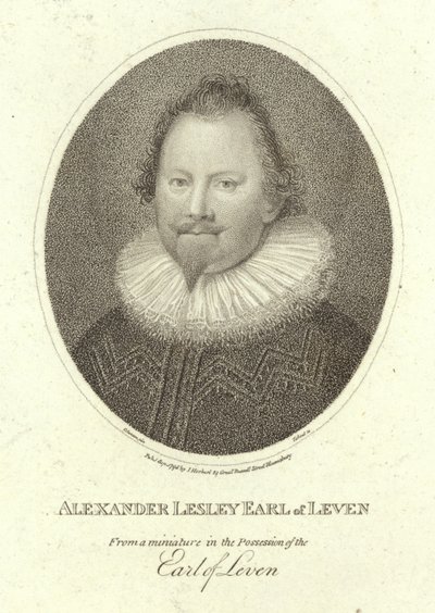 Porträtt av Alexander Leslie, greve av Leven av Cornelius Janssen van Ceulen