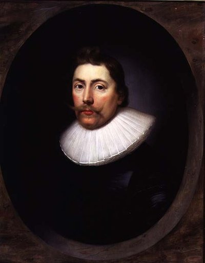 Porträtt av en gentleman av Cornelius Janssen van Ceulen