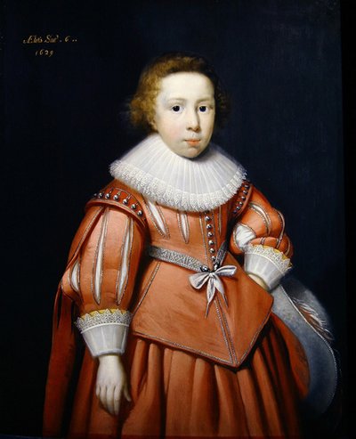 Porträtt av en ung pojke av Cornelius Janssen van Ceulen