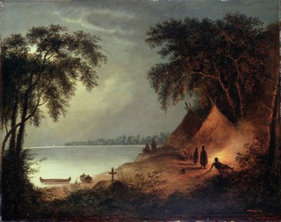 Indisk begravning av Cornelius Krieghoff