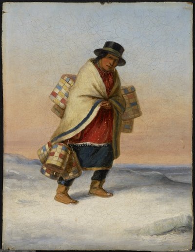 Korgförsäljaren, ca 1850 av Cornelius Krieghoff