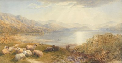 Scen på Mawddach, nära Barmouth av Cornelius Pearson