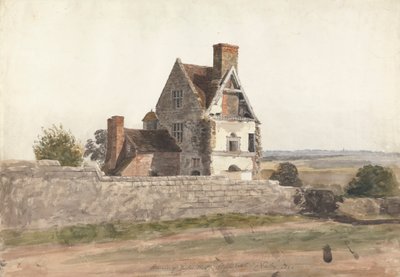 Rester av Purton Hall, Staffordshire av Cornelius Varley