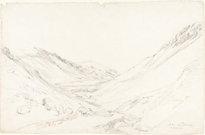 Tally Llyn från Llyn Trigrain av Cornelius Varley