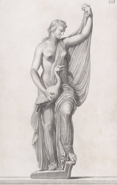 Staty av Leda och svanen, 1734 av Cosimo Mogalli