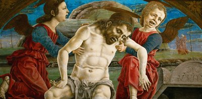 Renaissance :Le corps du Christ, entoure d