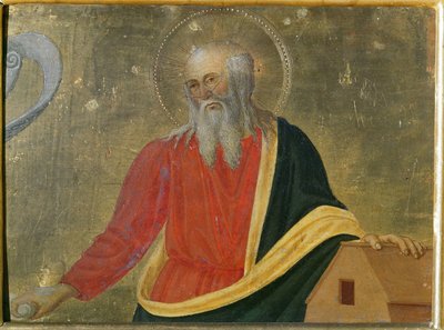 Noah Predella Panel av altartavlan. av Cosimo di Lorenzo Rosselli