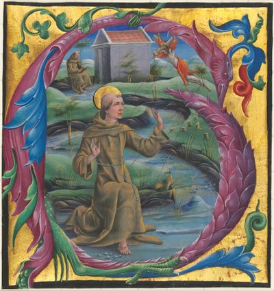 Saint Francis tar emot Stigmata av Cosmè Tura