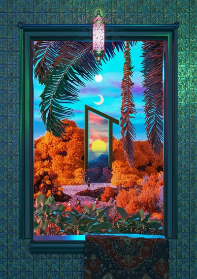 Surrealistisk fönsterportal av CosmoZach
