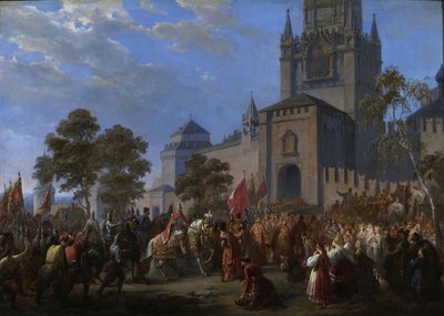 Kuzma Minins och greve Dmitrij Pozharskys nationella uppror, 1856 av Cosroe Dusi