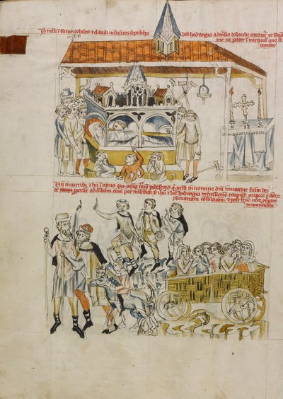 Den välsignade Hedwigs liv av Court workshop of Duke Ludwig I of Liegnitz and Brieg