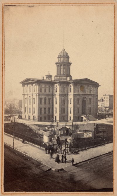 Academy of Music, Chicago,1860-talet (foto) av Crater