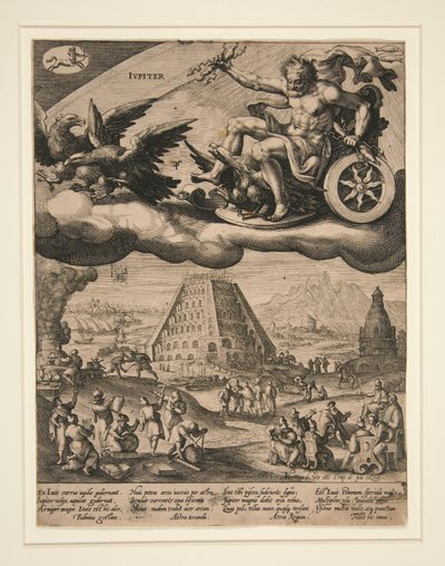 Jupiter, från serien Seven Planets av Crispijn de Passe the Elder
