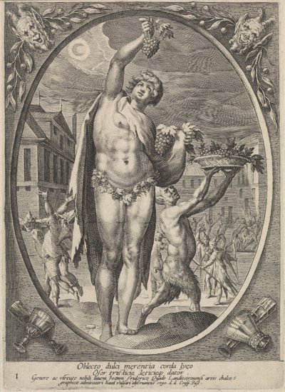 Bacchus Bacchus, Venus en Ceres (serietitel) av Crispijn van de Passe (I)