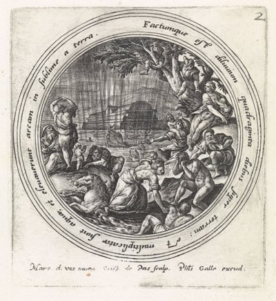 syndafloden History of Noah (serietitel) av Crispijn van de Passe (I)