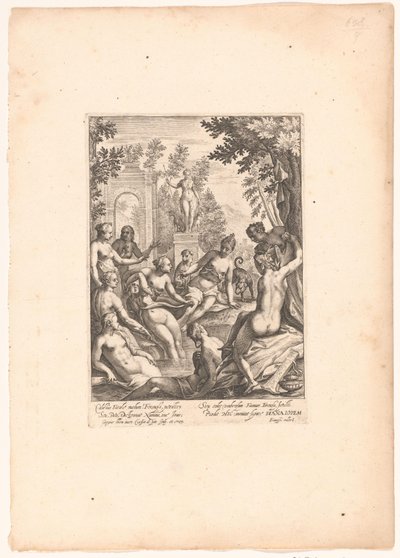 Diana i Callisto av Crispijn van de Passe (I)