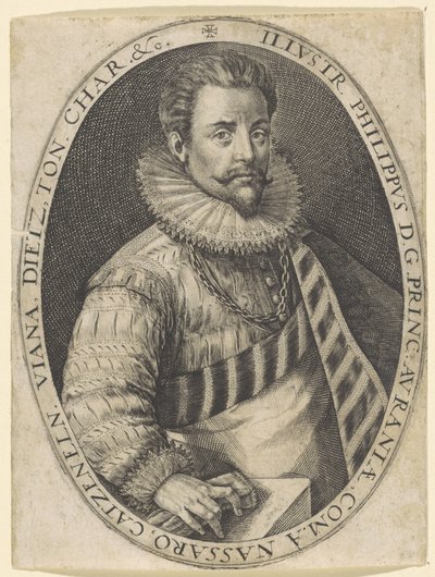 Porträtt av Philip William, Prince of Orange av Crispijn van de Passe (I)