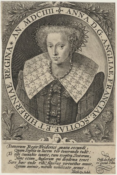 Anne av England av Crispijn van de Passe I