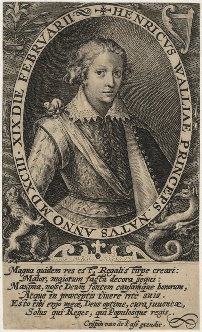 Henry Frederick, prins av Wales av Crispijn van de Passe I