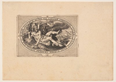 Jupiter, från Gudar och gudinnor av Crispijn van de Passe I