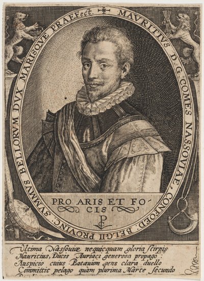 Moritz av Nassau, prins av Oranien av Crispijn van de Passe I