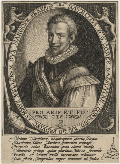 Moritz av Nassau, prins av Oranien av Crispijn van de Passe I