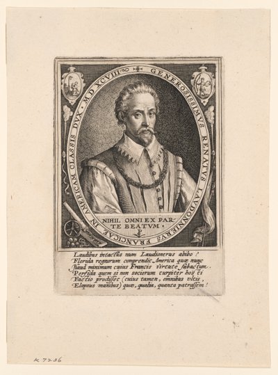 René de Laudonnière av Crispijn van de Passe I