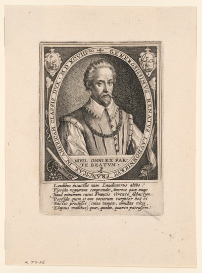 René de Laudonnière av Crispijn van de Passe I