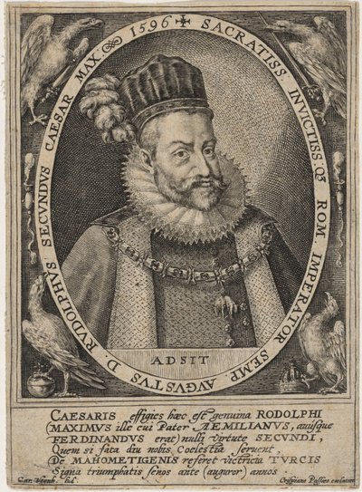 Rudolf II, tysk-romersk kejsare av Crispijn van de Passe I