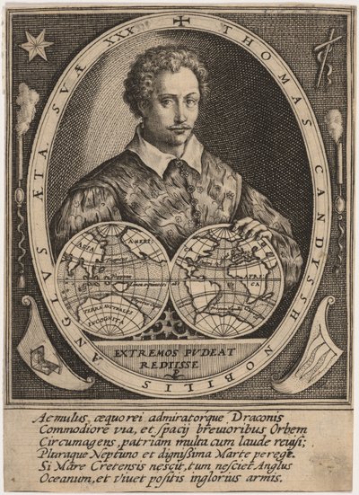 Thomas Cavendish av Crispijn van de Passe I