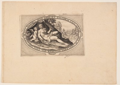 Venus, från Gudar och gudinnor av Crispijn van de Passe I