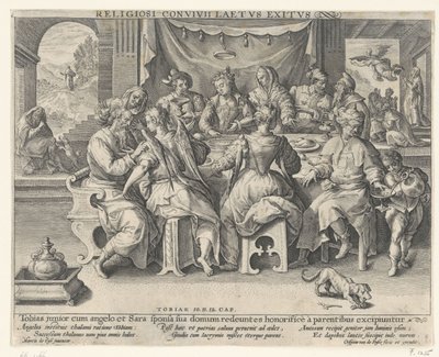 Tobias återkomst av Crispijn van de Passe the Elder