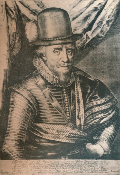 Maurice, Prince of Orange, 1600-talet, 1924 av Crispyn van de Queboren
