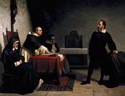Galileo före den romerska inkvisitionen av Cristiano Banti