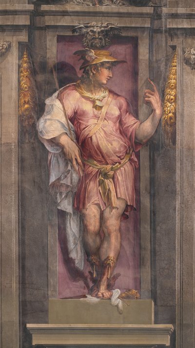 Merkurius, 1556-1557 av Cristofano Gherardi