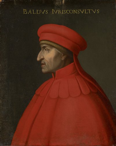Porträtt av Baldo degli Ubaldi, ca 1560 av Cristofano dell Altissimo