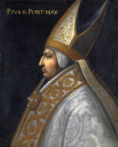Porträtt av påven Pius II, ca 1560 av Cristofano dell Altissimo
