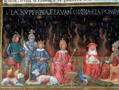 Syndares bekännelse (c.153v). 1476 av Cristoforo De Predis