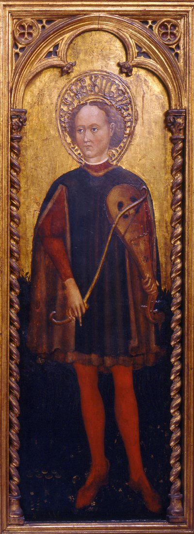 Sankt Genesius av Rom, andra hälften av 1400-talet. av Cristoforo Moretti