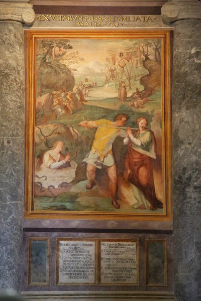 Martyrium av St Lucy och St Euphemia av andra helgon av Cristoforo and Tempesta, Antonio Roncalli