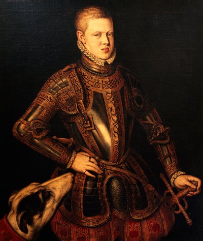 Porträtt av Sebastian av Portugal, kung av Portugal och Algarve av Cristóvão de Morais