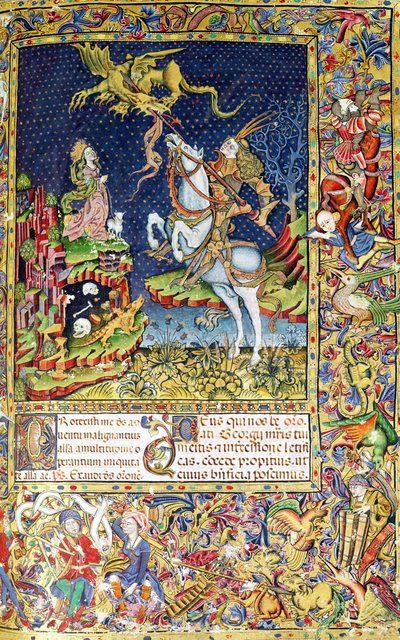 Missal av St. George av Topusko, 1400-1500-talet av Croatian School