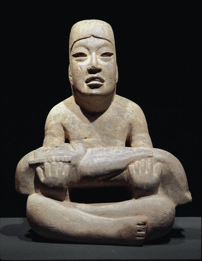 Lord of the Lines (offer av ett barn) (skulptur) av Culture Olmec
