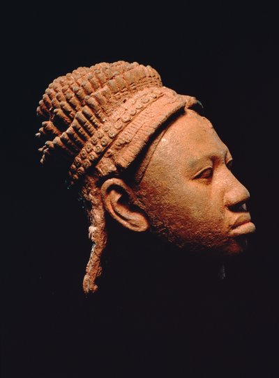 Yoruba-huvud av en drottning, från Ita Yemoo, Ife, Nigeria av Culture Yoruba