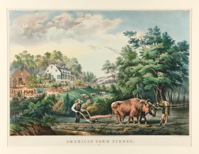 American Farm Scenes./ nr 1 av Currier and Ives