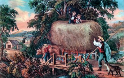 Haying Time, The Last Last, 1868. av Currier and Ives