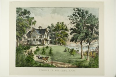 Sommar i höglandet av Currier and Ives