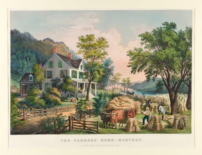 Farmers Home - Skörd av Currier and Ives