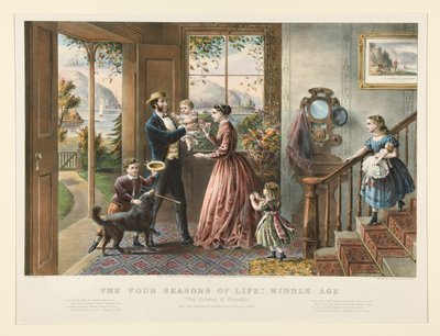Livets fyra årstider: medeltiden (s. 1079) av Currier and Ives