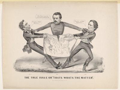 The True Issue or Thats Whats the Matter, 1864. av Currier and Ives